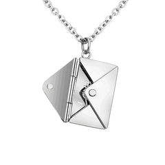 Vioraia Personalized Envelope Locket Necklace