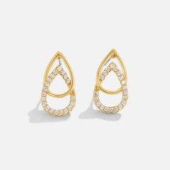 Vioraia Mara Teardrop Link Earrings