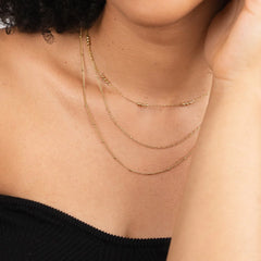 Vioraia Tessa Triple Layered Necklace