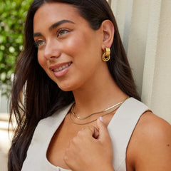 Vioraia Lexi Layered Hoop Earrings