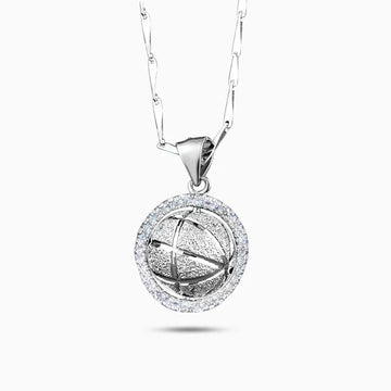 Vioraia Brilliant Basketball Necklace