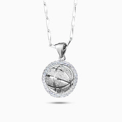 Vioraia Brilliant Basketball Necklace