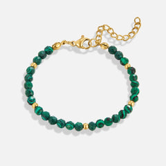Vioraia Free Emerald Green Beaded Bracelet