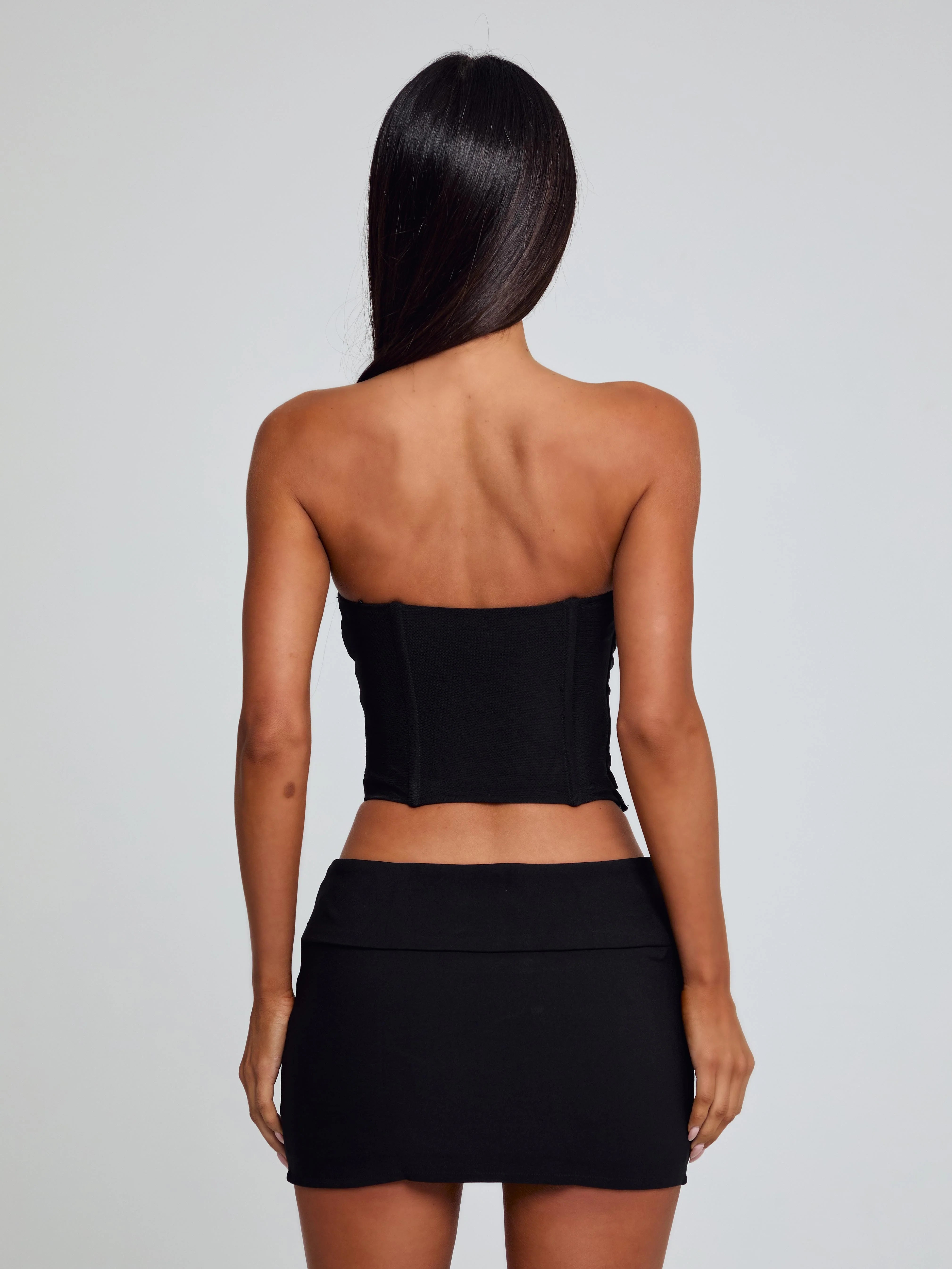 Lucy's ELLIS CORSET TOP BLACK