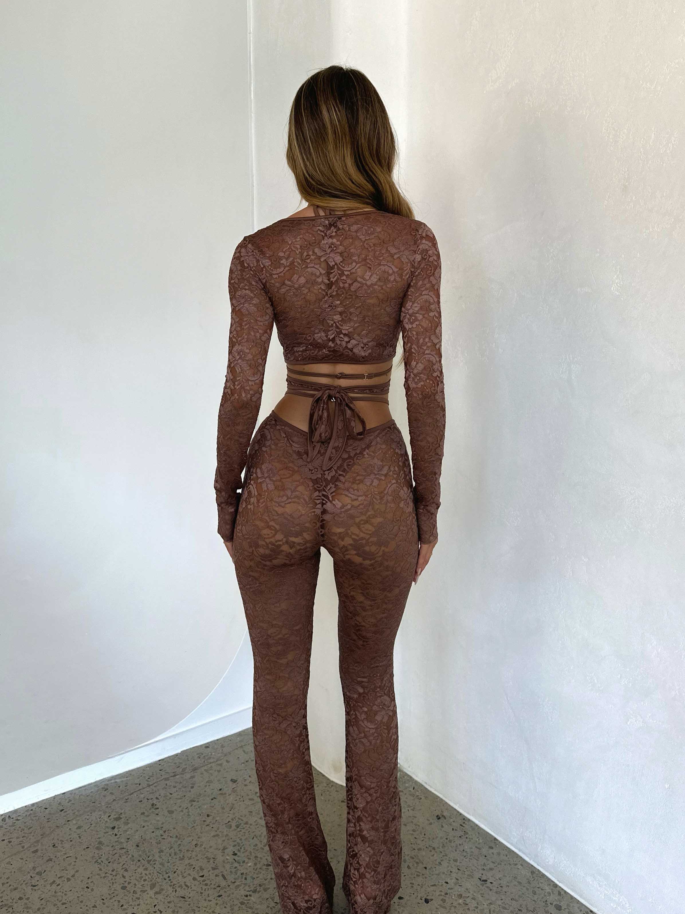 Lucy's BISOU TOP MOCHA