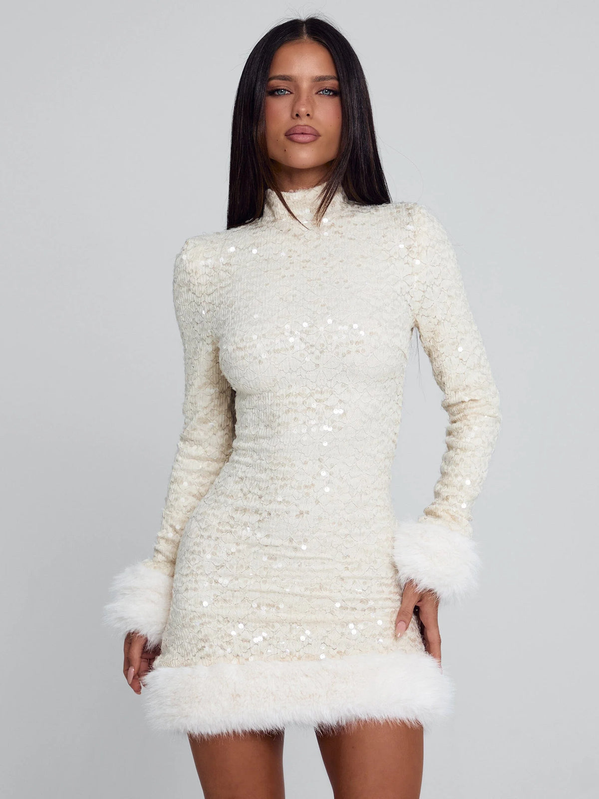 Lucy's OMEYA MINI DRESS WHITE