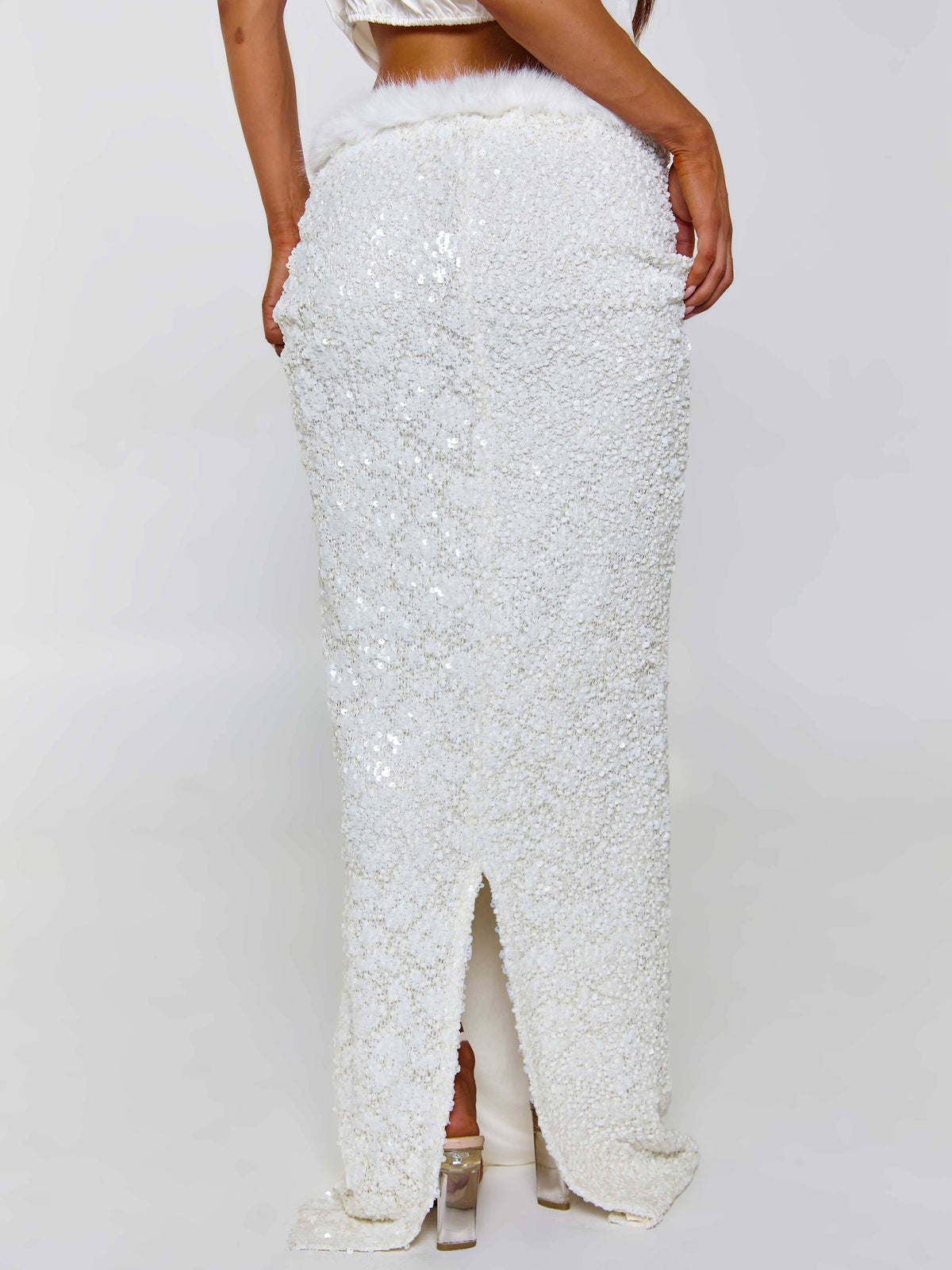 Lucy's MILLIANA MAXI SKIRT WHITE