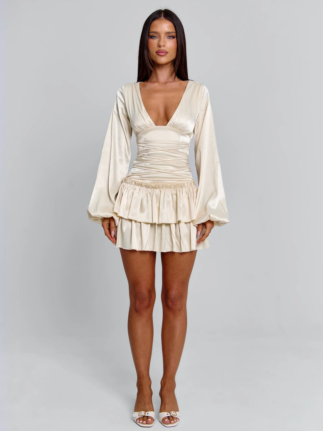 Lucy's KARMIN MINI DRESS IVORY