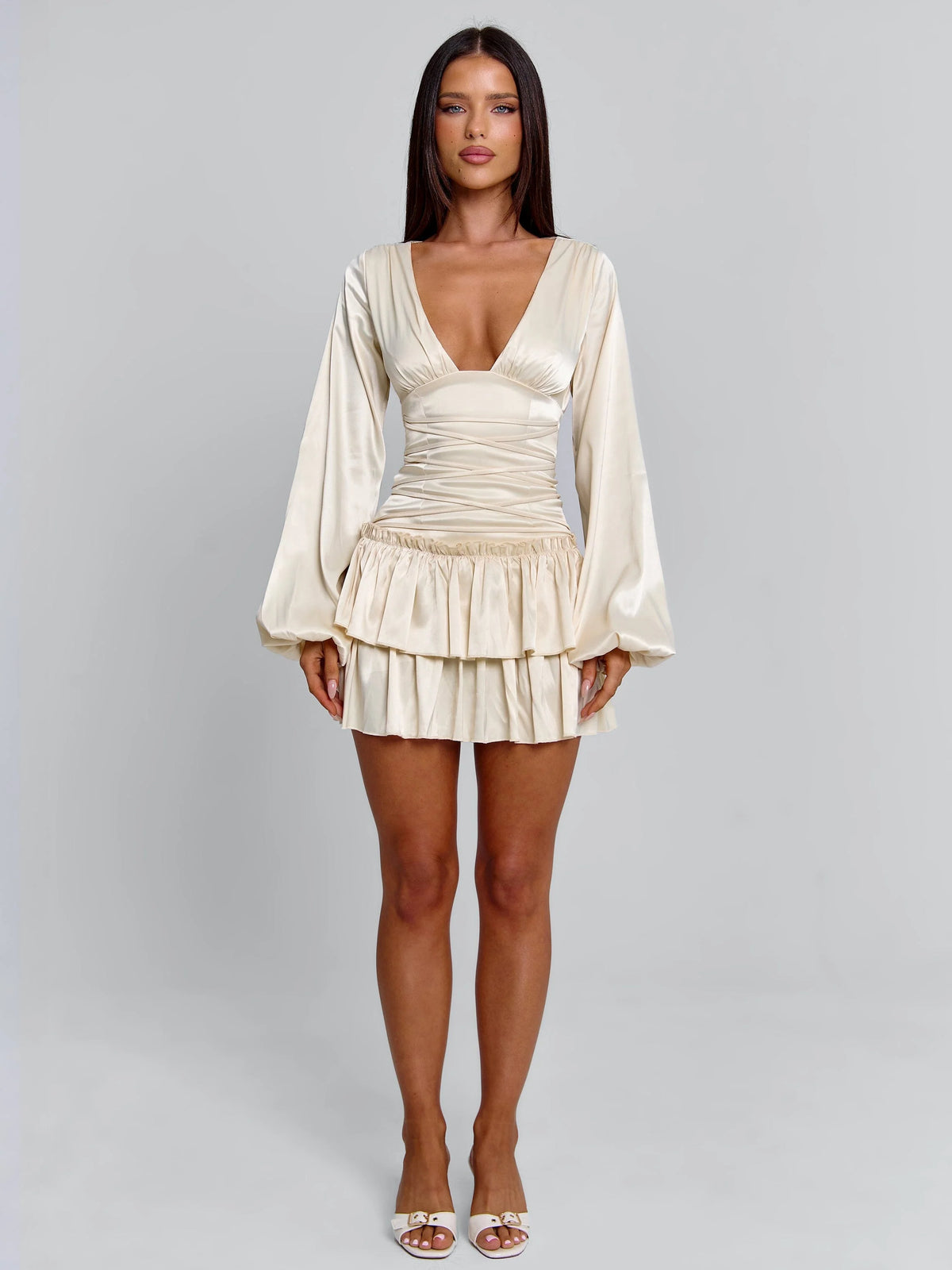 Lucy's KARMIN MINI DRESS IVORY
