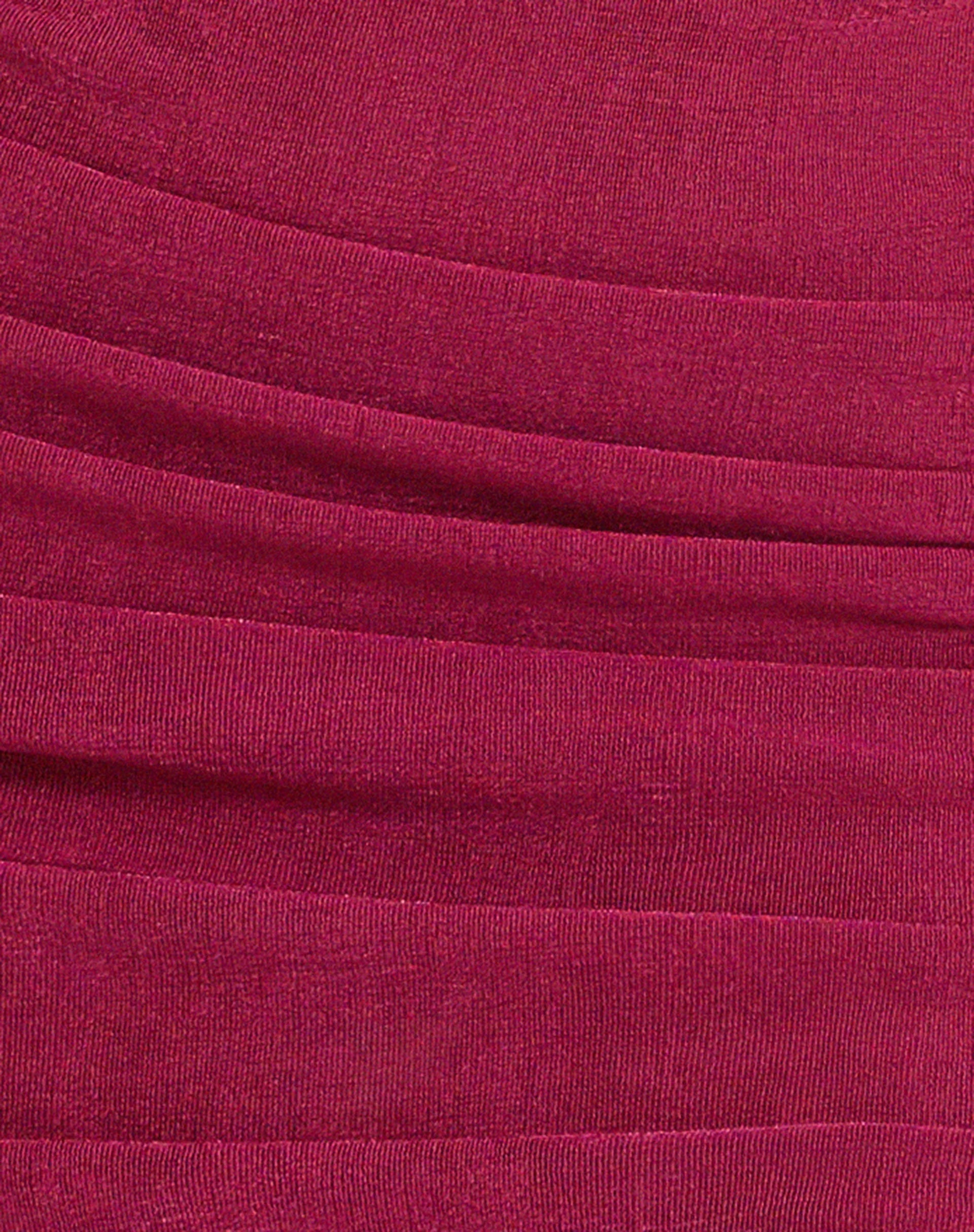 Marbella Halterneck Mini Dress in Magenta Purple