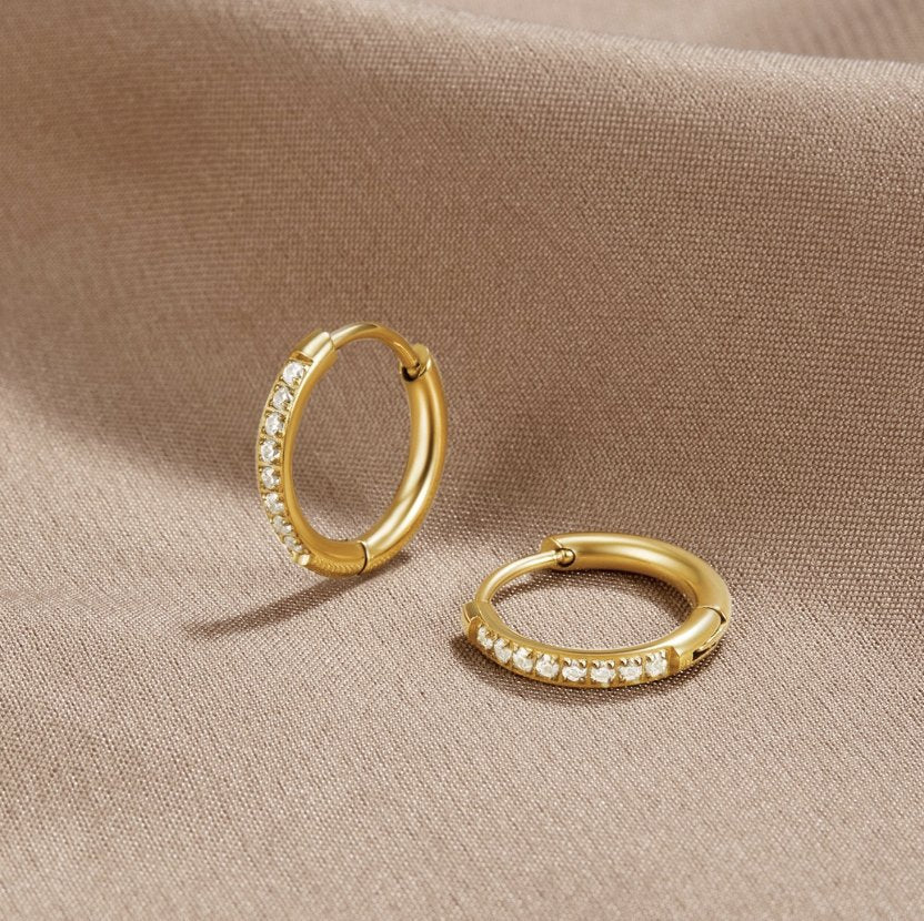 Vioraia Eternity Hoop Earrings