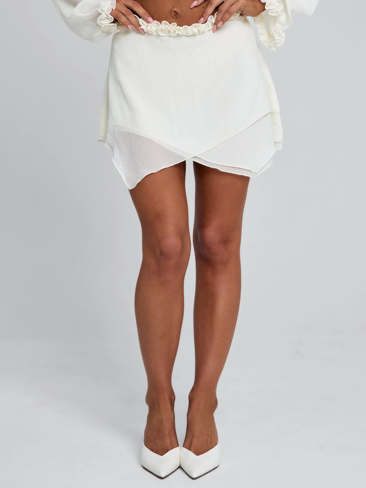 Lucy's MAE MINI SKIRT IVORY