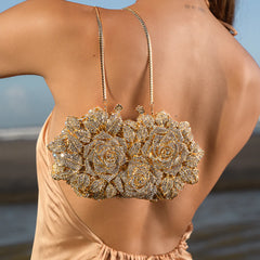 Vioraia Cecilia Rose Clutch Bag