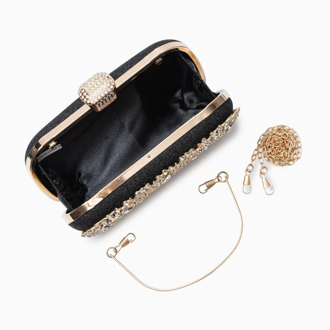 Vioraia Luxurious Flower Clutch Bag