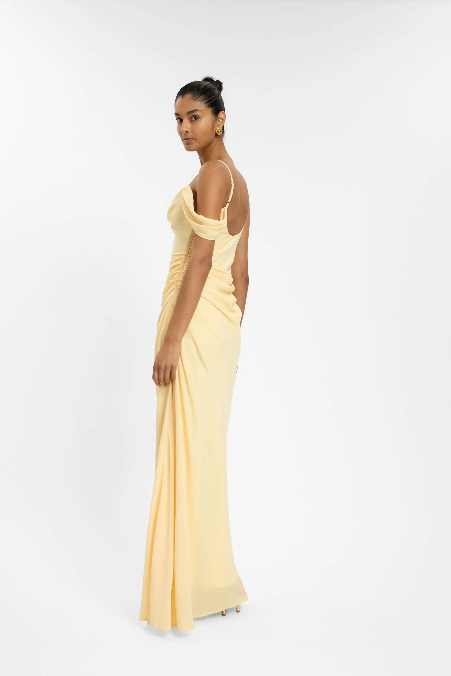 Draped Gown | Lemon