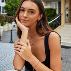 Vioraia Golden Horseshoe Necklace