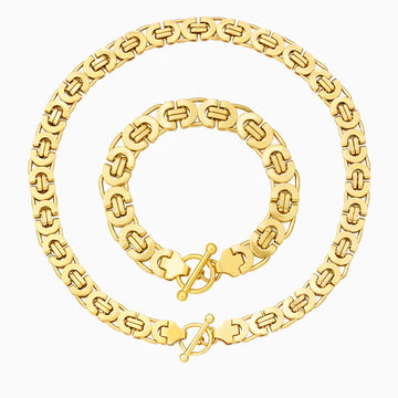 Vioraia Luxor Toggle Clasp Jewelry Set