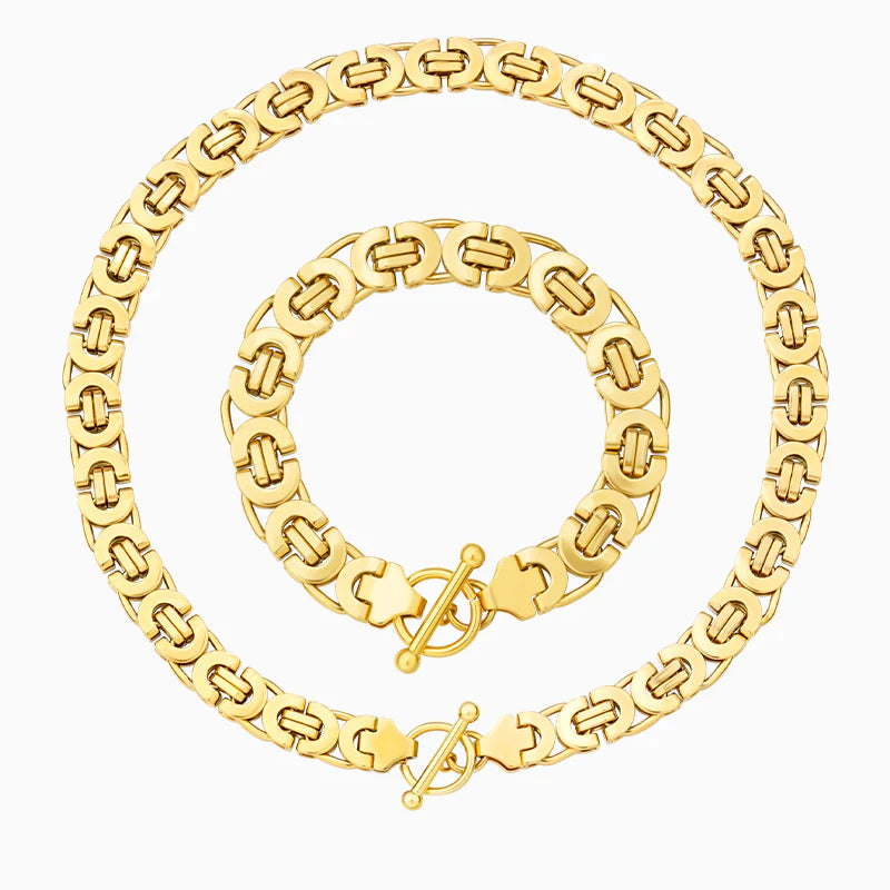 Vioraia Luxor Toggle Clasp Jewelry Set