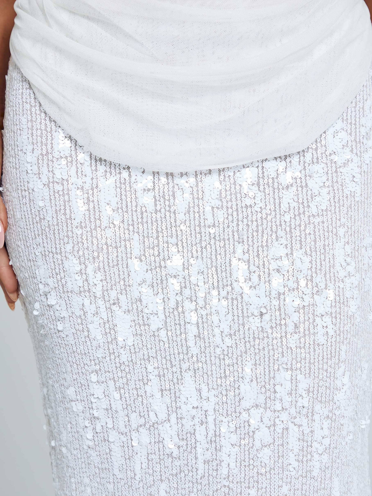 Lucy's NIVA MAXI SKIRT WHITE