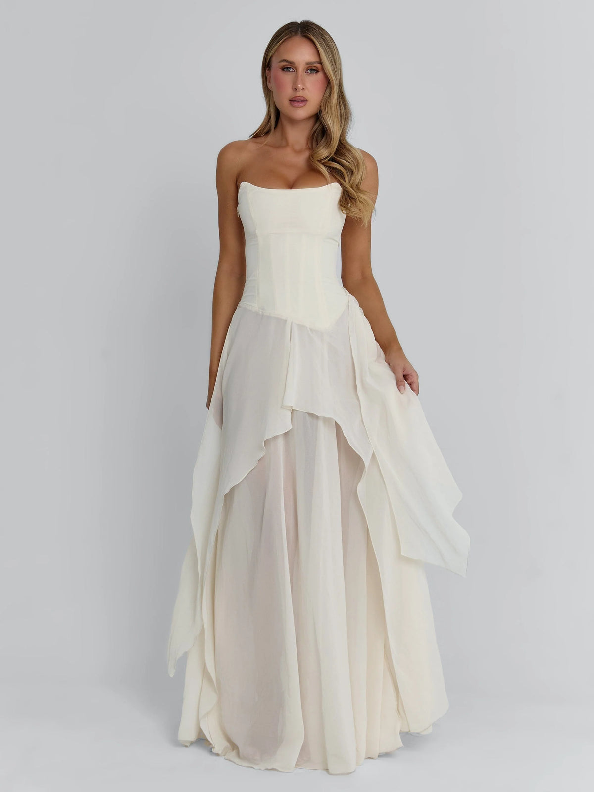 Lucy's EISLEY MAXI DRESS IVORY