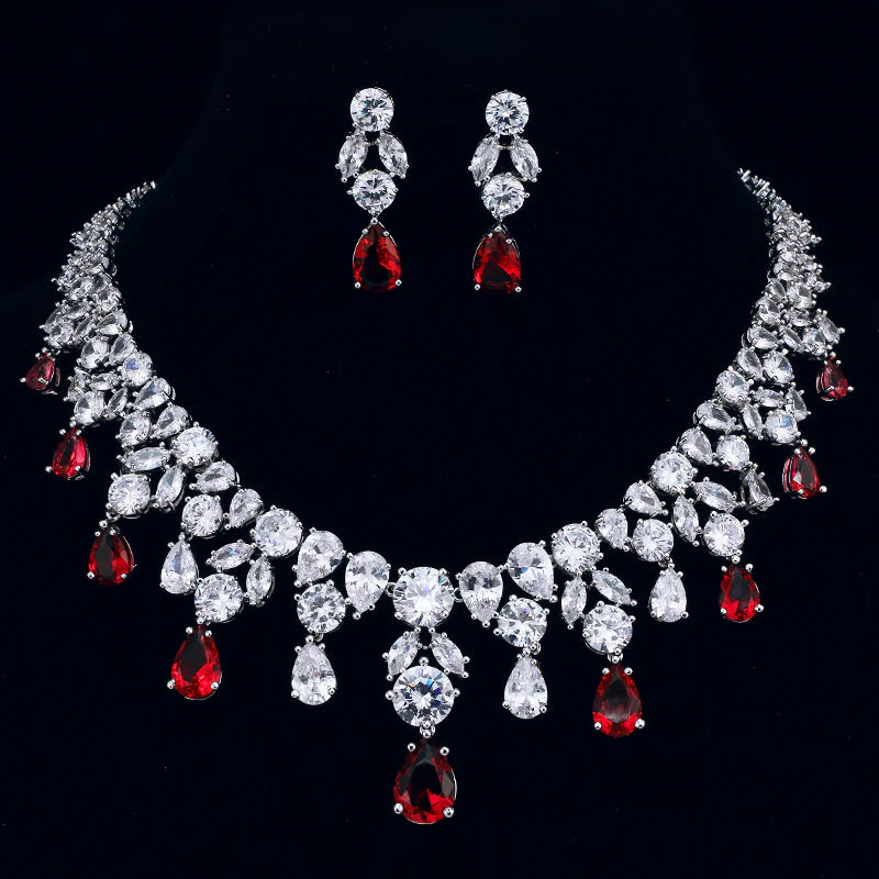 Vioraia Dazzling Drops Jewelry Set