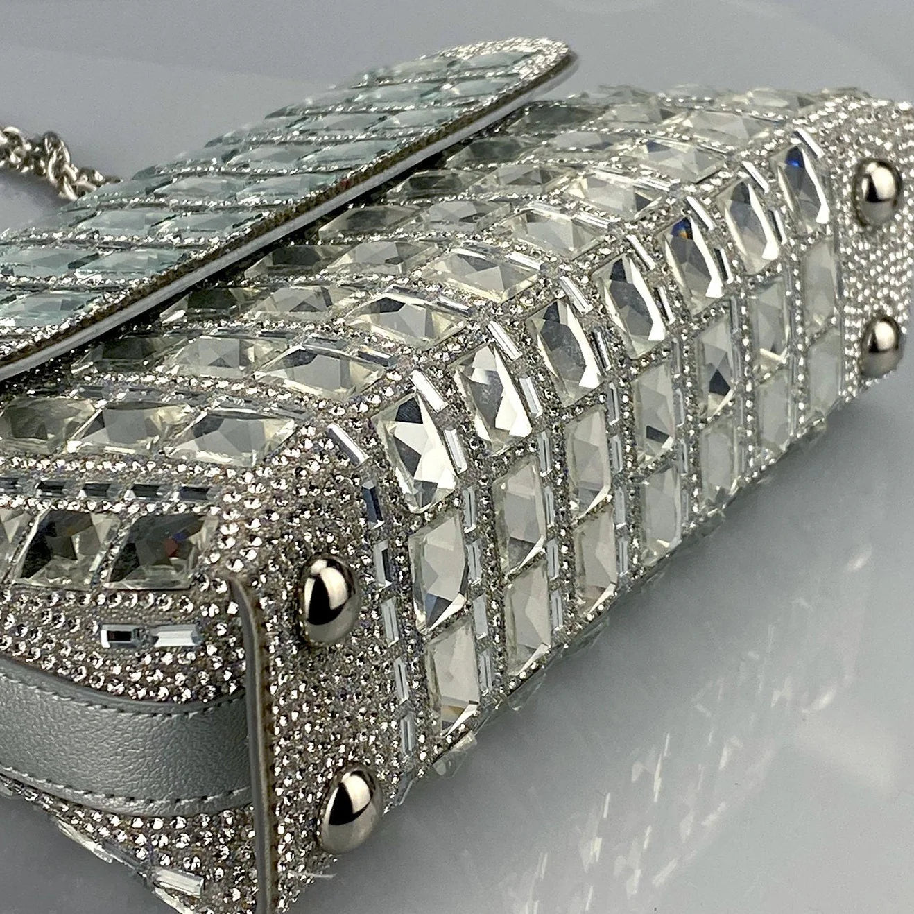 Vioraia Ayesha Gemstones Clutch Bag