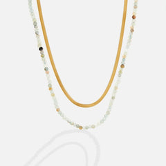 Vioraia Neesa Stone Beads Layered Necklace