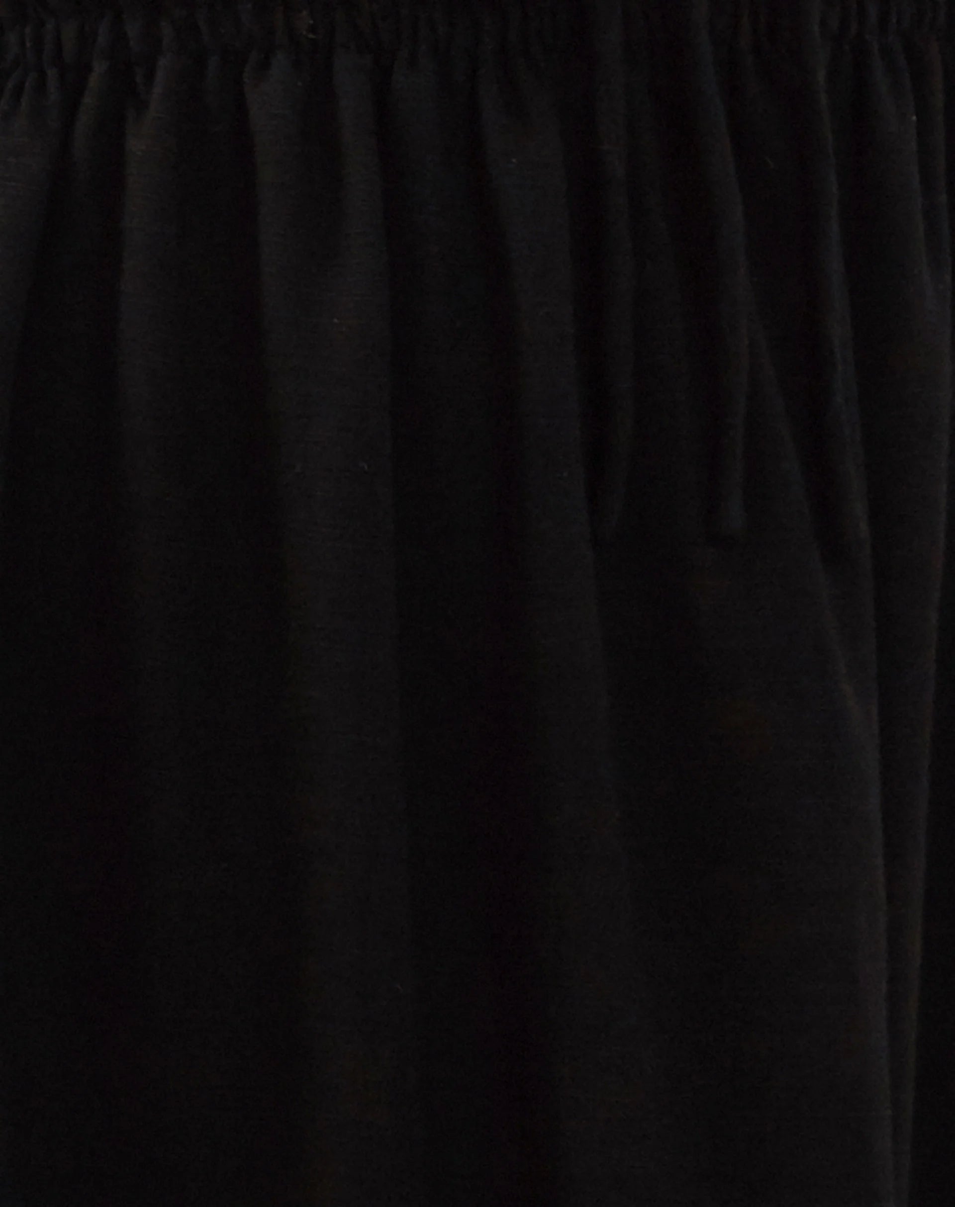 Valhala Front Tie Mini Dress in Black