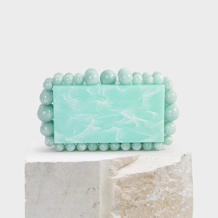 Vioraia Acrylic Cloud Clutch Bag