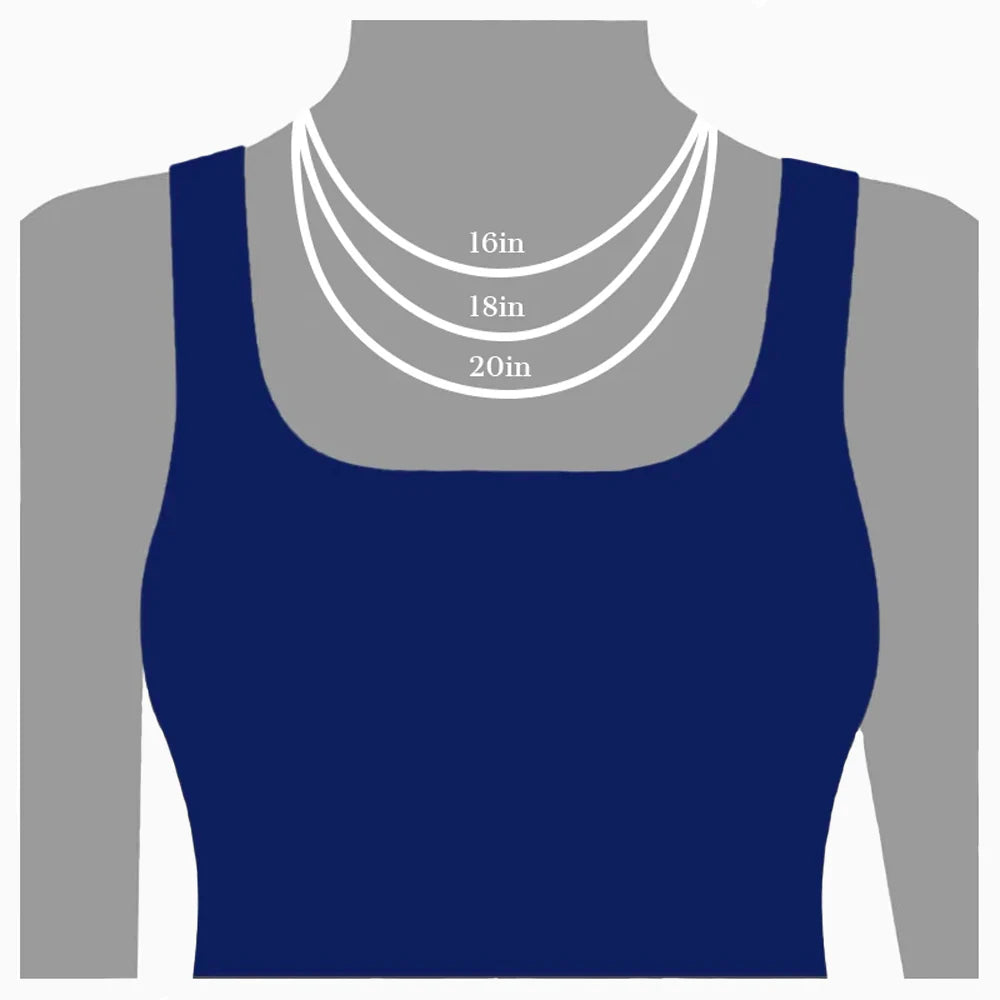 Vioraia Sparkling Heart Initial Necklace