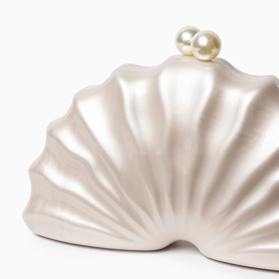 Vioraia Chloe Shell Clutch Bag