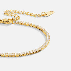 Vioraia Cordelia Gold Tennis Bracelet