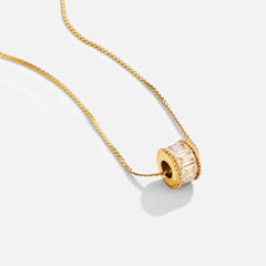 Vioraia Gigi Crystal 18K Gold Necklace