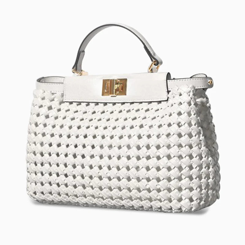 Vioraia Madelynn Braided Tote Bag