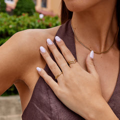 Vioraia Callie Gold Band Ring