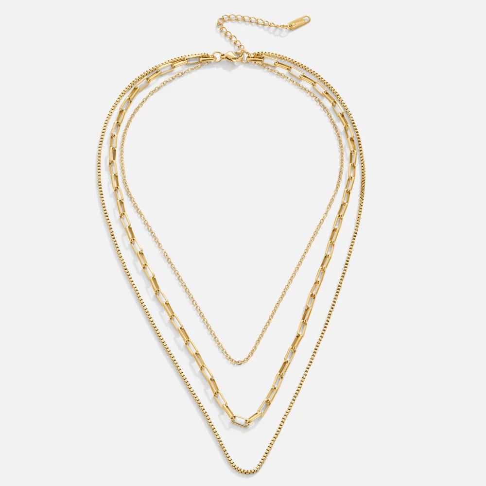 Vioraia Miela Layered Chain Necklace
