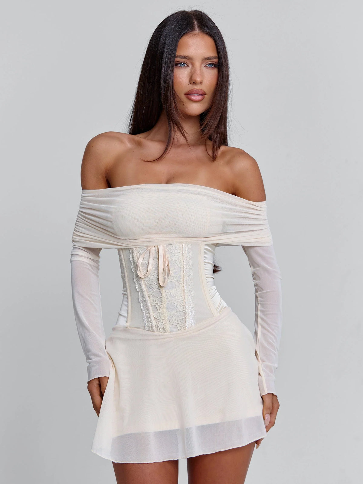 Lucy's ORLA MINI DRESS BEIGE