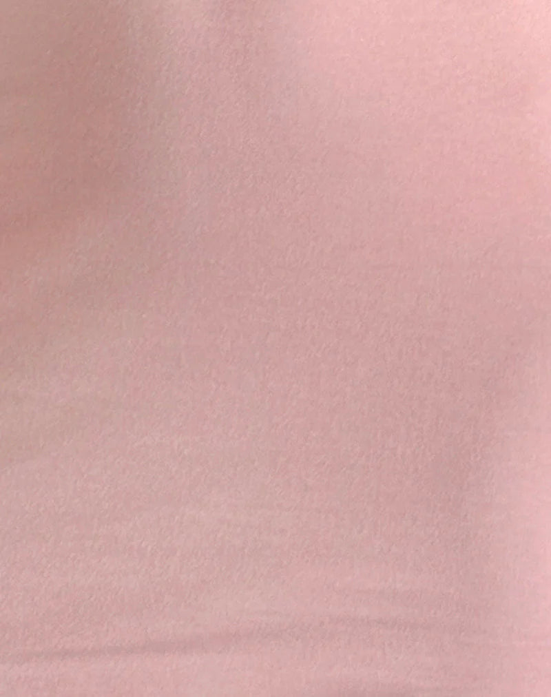 Janjisu Bodycon Mini Dress in Pink Lady