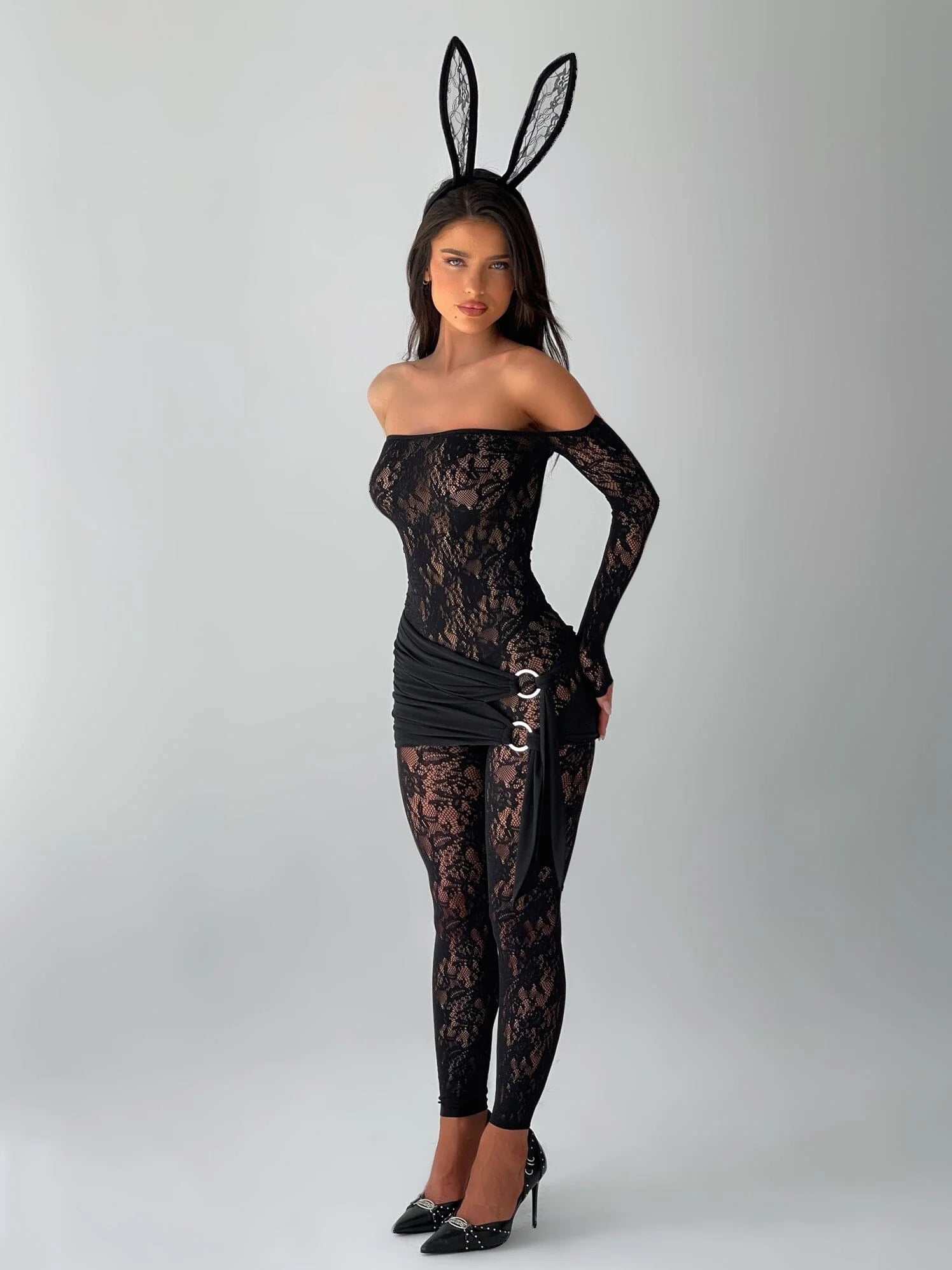 Lucy's BRITTANY MINI SKIRT BLACK