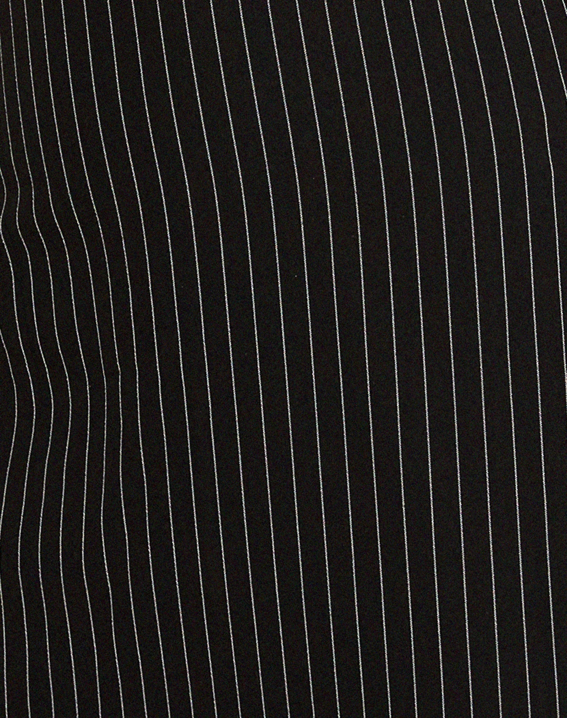 Coby Mini Dress in Pinstripe Black