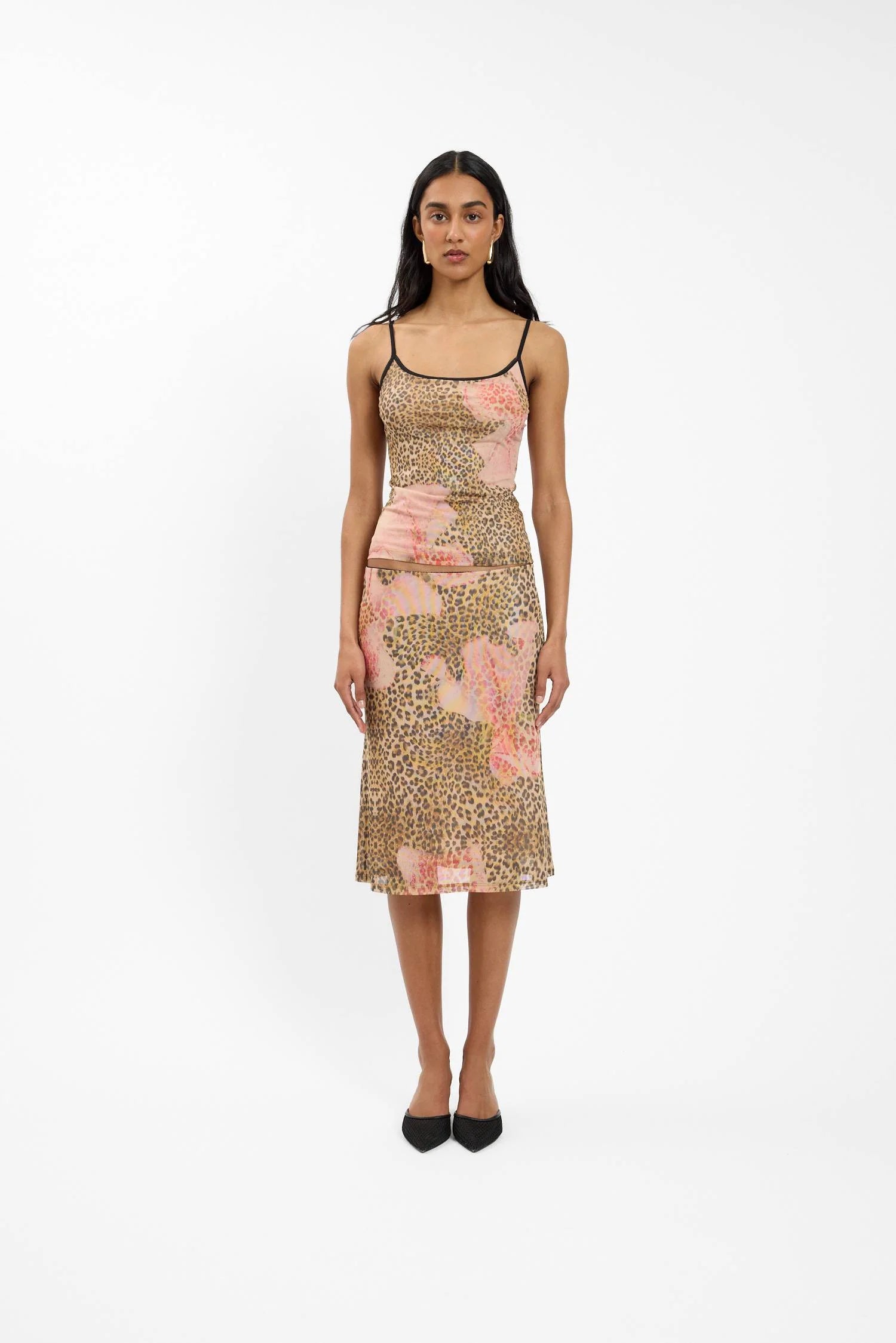 Camisole | Mesh Leopard