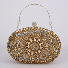 Vioraia Meghan Diamond Encrusted Clutch Bag