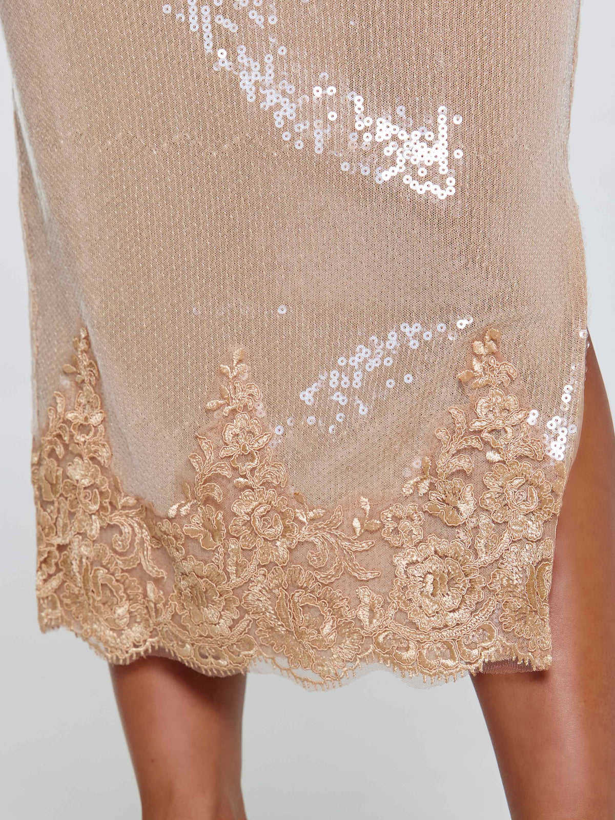Lucy's SAELA MIDI SKIRT BEIGE