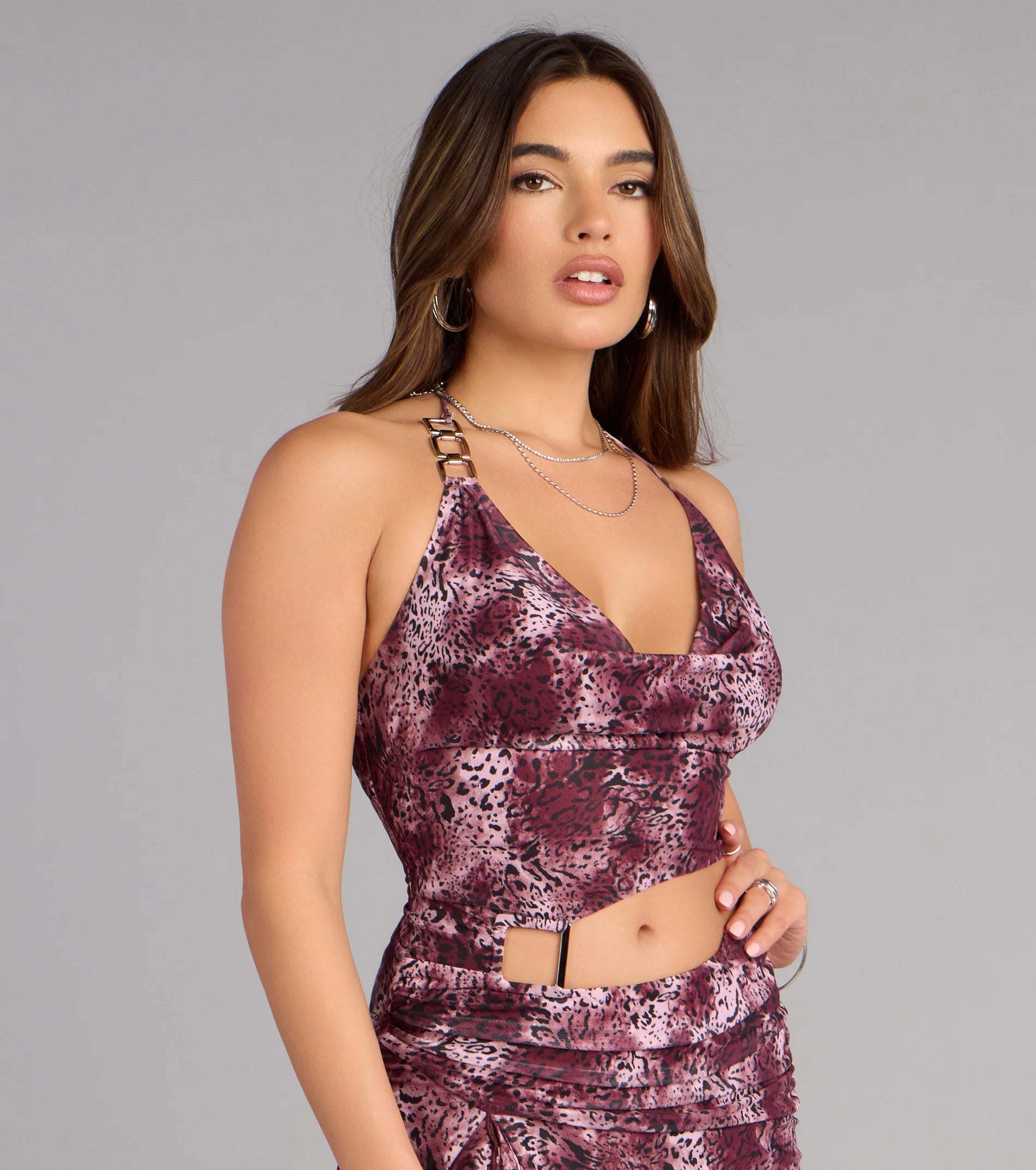 Desert Babe Abstract Cutout Mini Dress