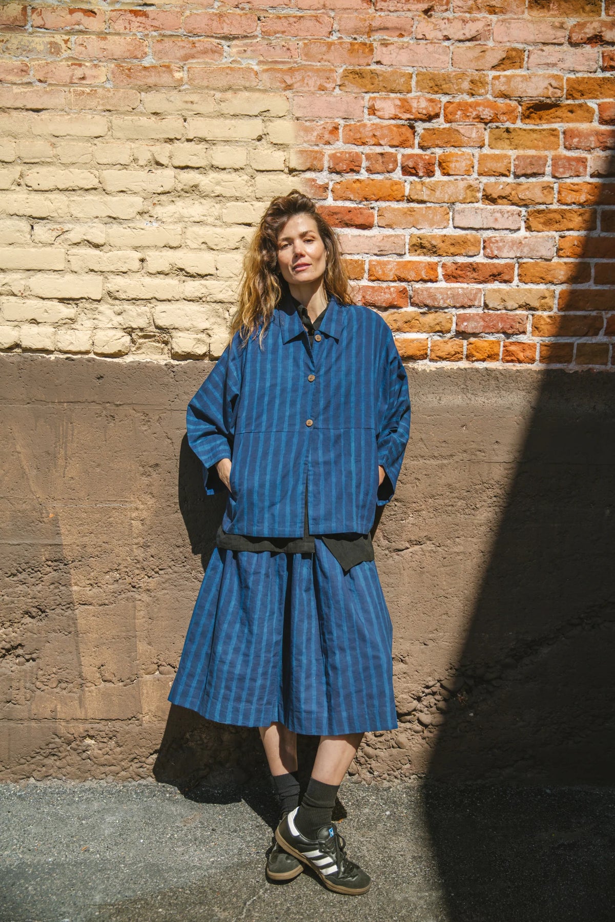 Vintage Navy Blue Skirt