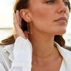 Vioraia Katie Bow Earrings