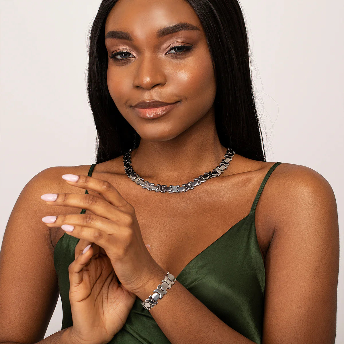 Vioraia Vintage Hearts Jewelry Set