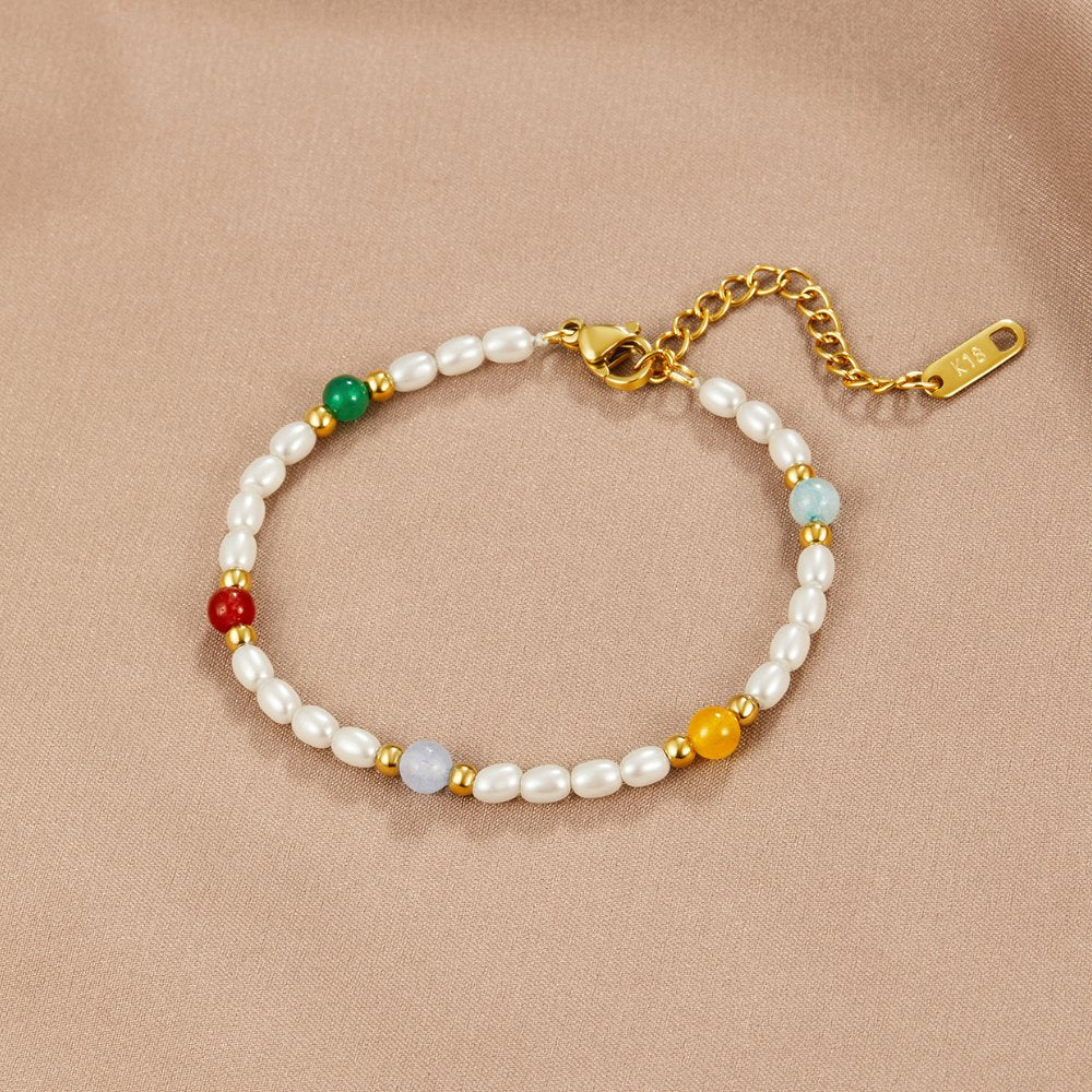 Vioraia Orelia Pearl & Bead Bracelet