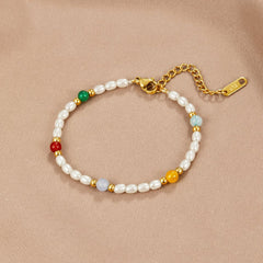 Vioraia Orelia Pearl & Bead Bracelet