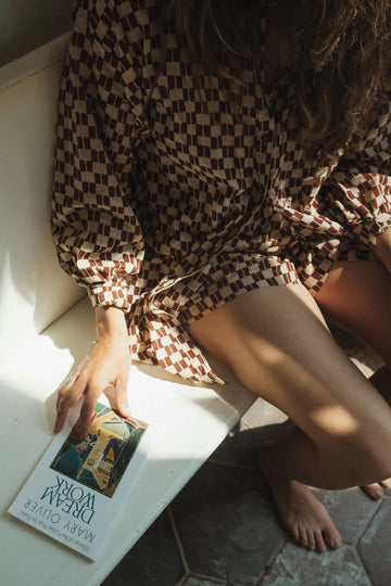 Brown Matchstick Shorts